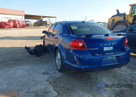 2014 Dodge Avenger Se из США, поврежденный, VIN 1C3CDZAB1EN224494